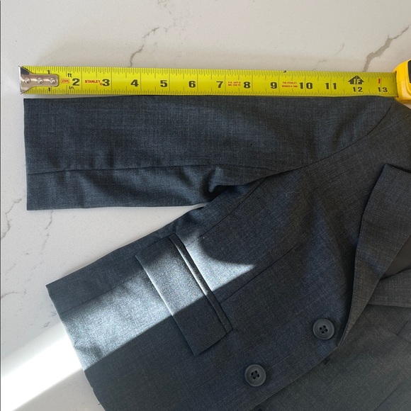 Janie and Jack Dark Gray Blazer and Pants - Picture 7 of 8
